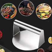 Nerūdijančio plieno mėsainio mėsos presas apvalus kvadratinis kepsnys mėsos paplotėlių kepimo aparatas mėsainio kepsninės kepimo reikmenys Virtuvės įrankiai