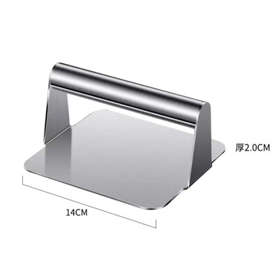 Nerūdijančio plieno mėsainio mėsos presas apvalus kvadratinis kepsnys mėsos paplotėlių kepimo aparatas mėsainio kepsninės kepimo reikmenys Virtuvės įrankiai