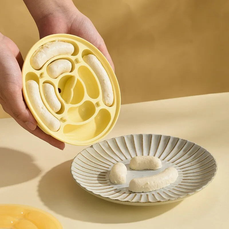 Savarankiškai pagamintas silikoninis dešros formavimas, naminis garuose virtos dešros dešros formos kūdikių maisto papildų gamintojas