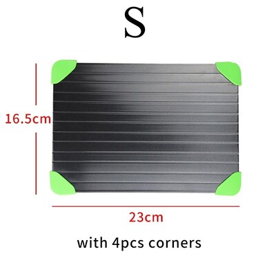 Greito atitirpinimo padėklas šaldytai mėsai Didelio dydžio atšildymo lėkštė su grioveliu