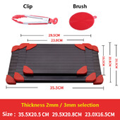 Greito atitirpinimo padėklas Planche Dekongeliacija Atšildymas Šaldytas maistas Mėsa Vaisiai Greitas atitirpinimo lėkštė Plokštės atitirpinimo padėklas Virtuvės prietaisai