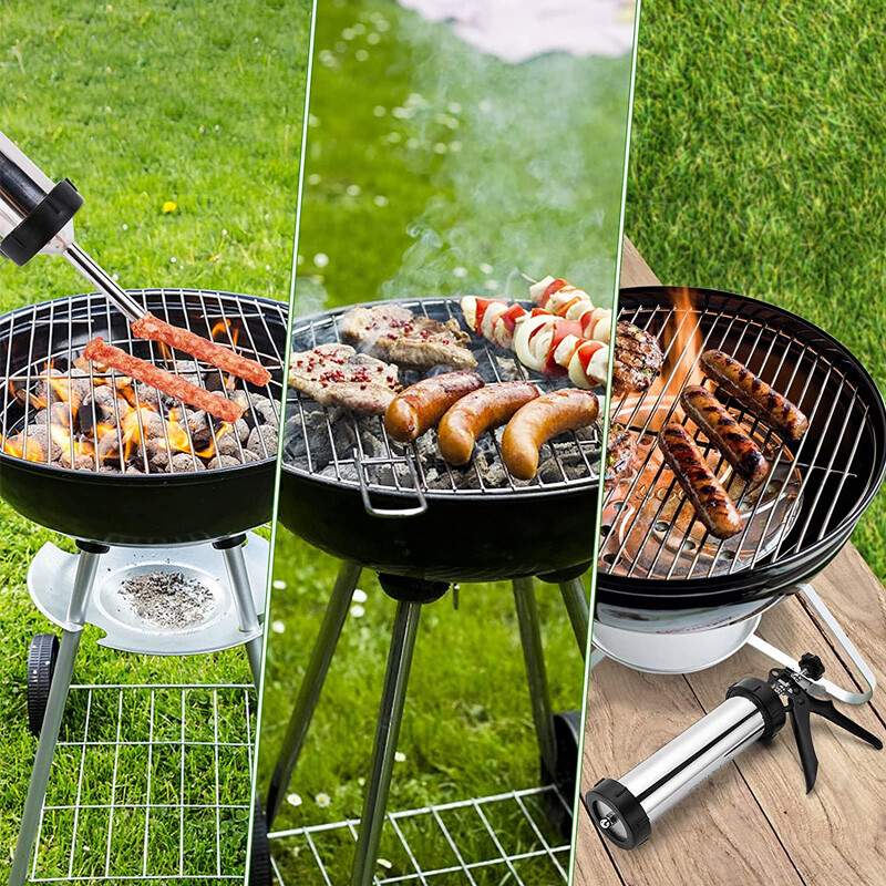 Dešrų įdaru rankinis dešrų mėsos užpildų aparatas Naminis naminis dešrų įrankis Rankinis dešrų aparatas Piltuvo antgalis