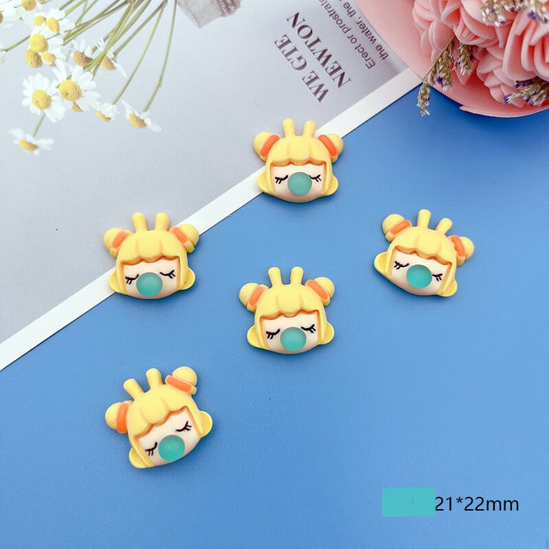 Symphony balloon girl resin accessories mixed cream glue jewelry wholesale diy mobile phone case material package full set