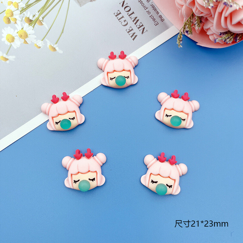 Simfonija balonu meitene sveķu aksesuāri jaukts krēms līmes rotaslietas vairumtirdzniecība diy mobilā telefona maciņa materiālu pakete pilns komplekts