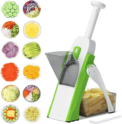 Εγχειρίδιο πολλαπλών λειτουργιών Vegetable Cutter Slicer Potatoes Slicer Chopper Τεμαχιστές τηγανιτές πατάτες Maker Peelers Kitchen Gadgets