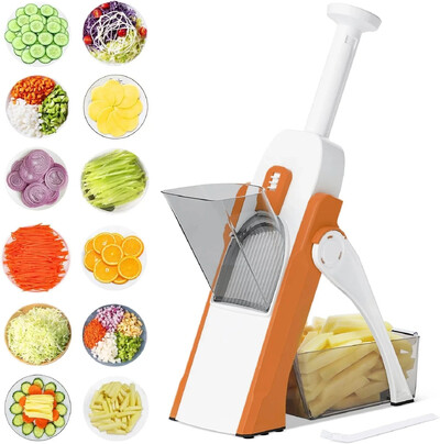 Εγχειρίδιο πολλαπλών λειτουργιών Vegetable Cutter Slicer Potatoes Slicer Chopper Τεμαχιστές τηγανιτές πατάτες Maker Peelers Kitchen Gadgets