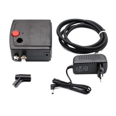 Dviejų veiksmų purškimo pistoletas su kompresoriumi 0,3 mm šepetėlio rinkinys, skirtas nagų teptuku modeliui / tortui / automobiliui dažyti