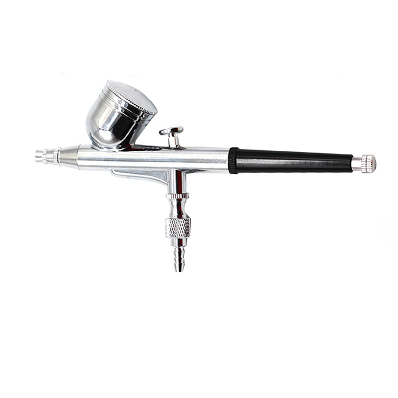 Dviejų veiksmų purškimo pistoletas su kompresoriumi 0,3 mm šepetėlio rinkinys, skirtas nagų teptuku modeliui / tortui / automobiliui dažyti