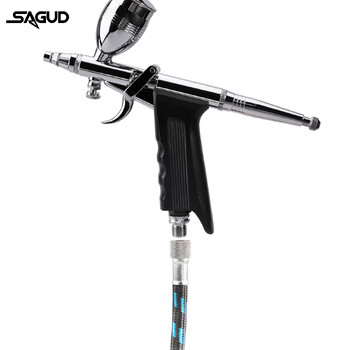 SAGUD Professional Airbrush Kit 0,3/0,5/0,8mm Αξεσουάρ βελόνας ακροφυσίου Κατάλληλο για βάψιμο με σπρέι μοντέλου αυτοκινήτου Nail Art Tattoo