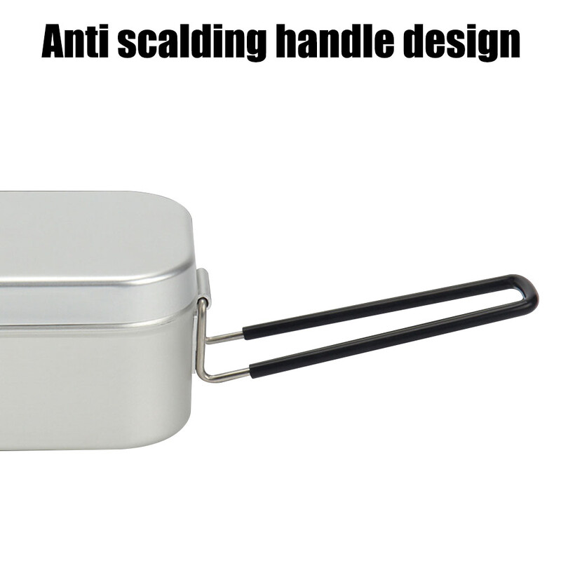 Itin lengvi stalo reikmenys stovyklavimui virtuvės reikmenys priešpiečių dėžutės kepimo puodai iškylų priedai Lauko stalo įrankiai virtuvės komplektas žygiai sportui