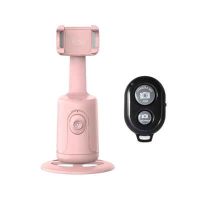 Naujas automatinio veido sekimo telefono asmenukės lazdelė, išmanusis 360° besisukantis laikiklis AI tolesnio vaizdo įrašo vaizdo įrašo „Live Gimbal“ stabilizatorius mobiliesiems