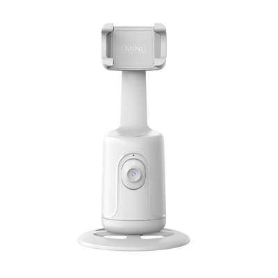 Automatinis veido sekimo telefono asmenukių lazdelė išmanusis 360° besisukantis laikiklis dirbtinio intelekto stebėjimo vaizdo įrašo vaizdo įrašas Live Gimbal stabilizatoriaus trikojis, skirtas Tiktok
