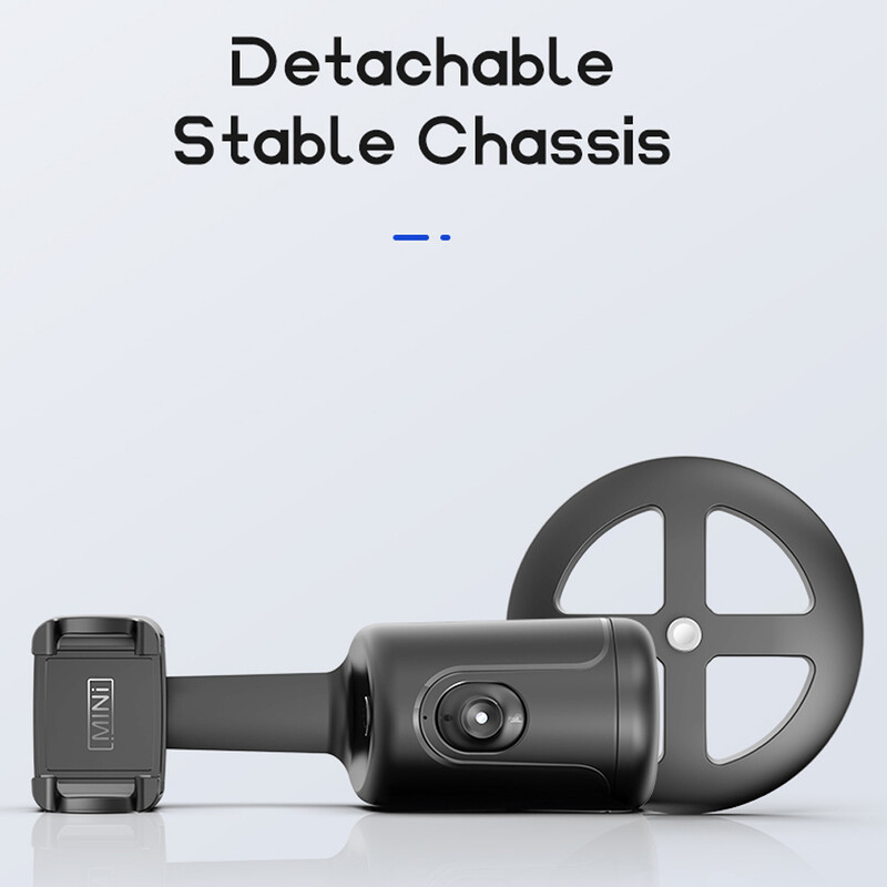 Automatinis veido sekimo telefono asmenukių lazdelė išmanusis 360° besisukantis laikiklis dirbtinio intelekto stebėjimo vaizdo įrašo vaizdo įrašas Live Gimbal stabilizatoriaus trikojis, skirtas Tiktok