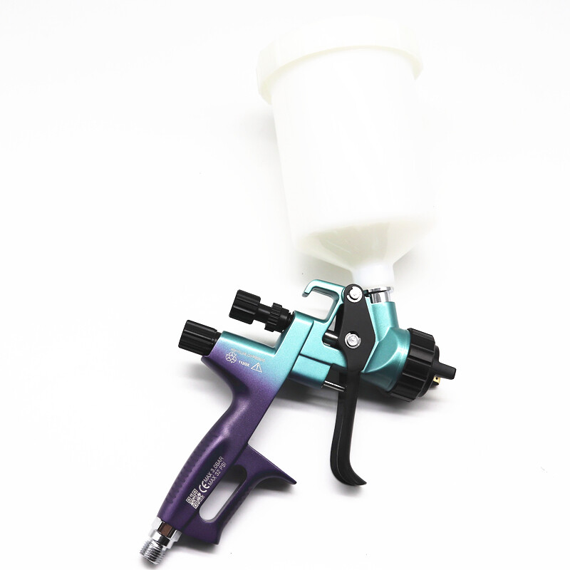 4000B HVLP purškimo pistoletas 1,3+1,8 mm nerūdijančio plieno purkštukų purškimo profesionalus dažų purškimo teptukas automobilių dažymui