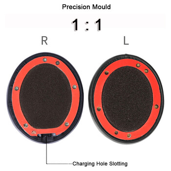 1 чифт резервни подложки за уши Антифони Ултра мека гъба Възглавница за Beats Studio 2 3 Аксесоари за кабелни безжични слушалки