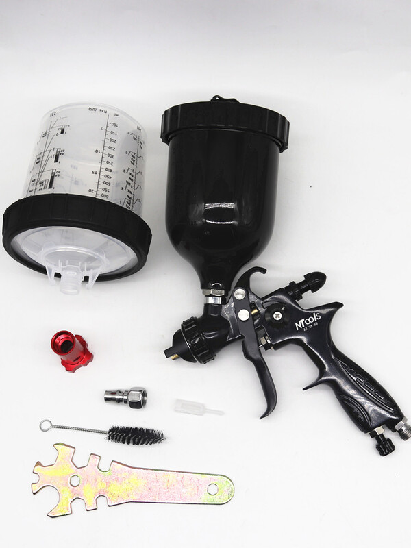 Visokokvalitetni pištolj za raspršivanje za automobile HVLP sa čašicom za miješanje boje Pištolj za farbanje 1,4 mm mlaznica Pištolj za farbanje Pištolj za raspršivanje vode na bazi zraka Airbrush