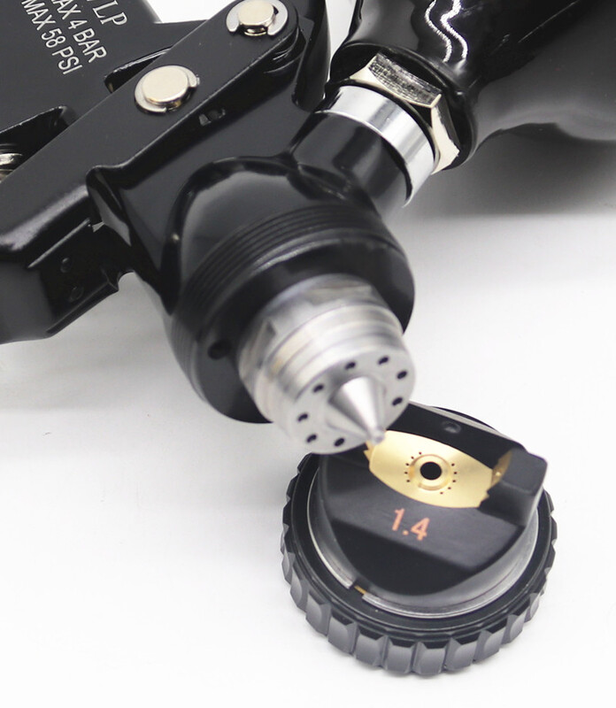 Visokokvalitetni pištolj za raspršivanje za automobile HVLP sa čašicom za miješanje boje Pištolj za farbanje 1,4 mm mlaznica Pištolj za farbanje Pištolj za raspršivanje vode na bazi zraka Airbrush