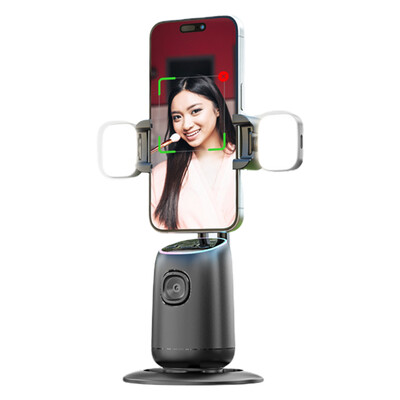 2024 m. Naujas P05 360 Rotation Gimbal Stabilizer Desktop AI Automatinis sekimo gimbalas su nuotoliniu užraktu išmaniajam telefonui Tiktok