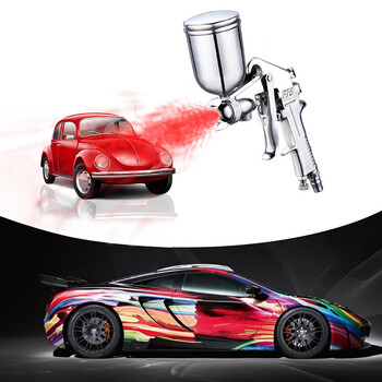 Spray Gun 400ML Pneumatic Airbrush Sprayer Professional Alloy Painting Atomizer Tool with Hopper for Painting Cars By PROSTORMER