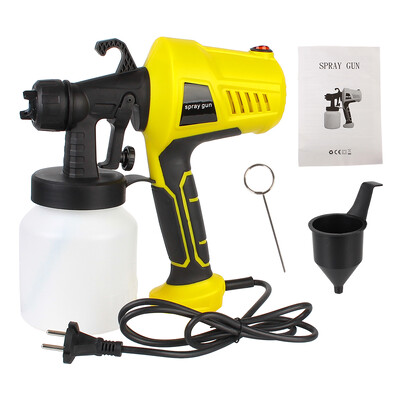 800 ml lengvai purškiamas elektrinis purškimo pistoletas EU Plug Power Tools 500 W Buitinis dažų purkštuvas srauto valdymas Airbrush purškimo pistoletas