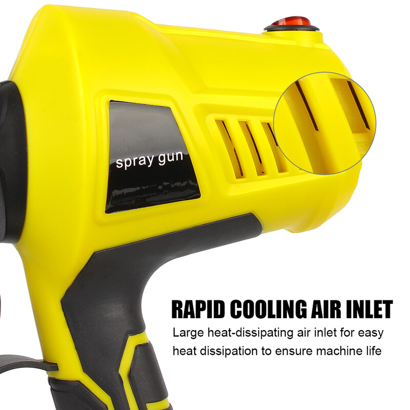 800 ml lengvai purškiamas elektrinis purškimo pistoletas EU Plug Power Tools 500 W Buitinis dažų purkštuvas srauto valdymas Airbrush purškimo pistoletas