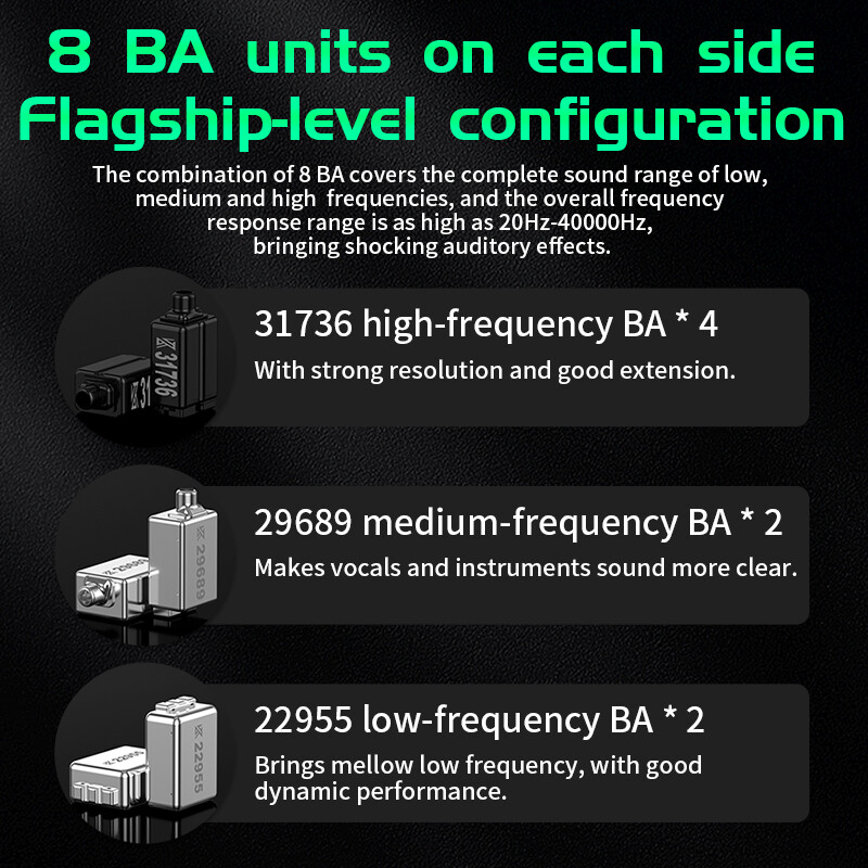 KZ AS16 Pro kõrvasisesed kõrvaklapid 16BA tasakaalustatud armatuur HIFI bassimonitori kõrvaklapid mürasummutavad kõrvaklapid Sport peakomplekt