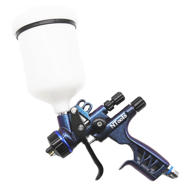 1,3 mm antgalis LVLP purškimo pistoletas oro purškimo pistoletai Automobilių dažų pistoletas oro dažų purškimo pistoletai teptukas dažymui dažų pistoletas su maišymo bakeliu