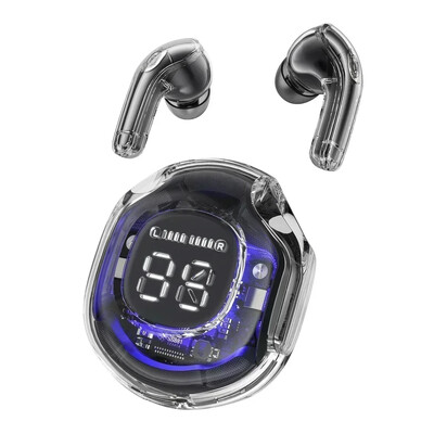 NAUJOS T8 TWS belaidės ausinės Bluetooth 5.3 ausinės sportinės žaidimų ausinės triukšmo mažinimo ausinės žemųjų dažnių jutiklinis valdymas telefonui