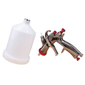 LVLP Spray Gun R500 Auto krāsošanas pistole. 1,3 mm, 1,5 mm, 1,7 mm, 2,0 mm sprausla un pistole tiek pārdota atsevišķi vai kopā. R500 gaisa smidzināšanas pistole.