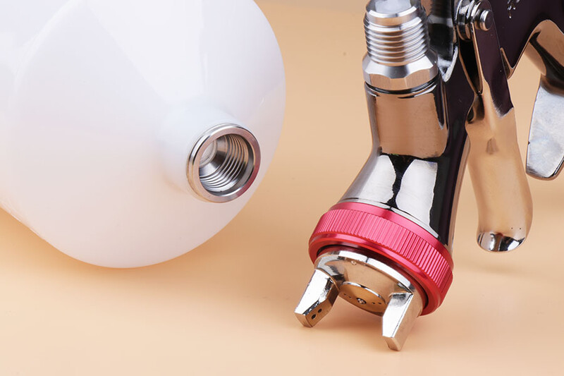 LVLP pištolj za prskanje R500 pištolj za lakiranje automobila. 1,3 mm, 1,5 mm, 1,7 mm, 2,0 mm Mlaznica i pištolj prodaju se zasebno ili zajedno. R500 zračni pištolj za prskanje.