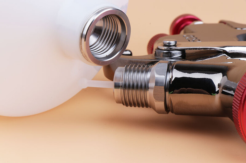 LVLP pištolj za prskanje R500 pištolj za lakiranje automobila. 1,3 mm, 1,5 mm, 1,7 mm, 2,0 mm Mlaznica i pištolj prodaju se zasebno ili zajedno. R500 zračni pištolj za prskanje.