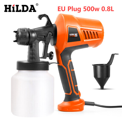 500 W elektrinis purškimo pistoletas 1000 ml buitinis dažų purkštuvas srauto valdymas Lengvai purškiamas reguliuojamas antgalis baldams / sienoms / tvoroms
