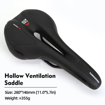 ThinkRider dviračio balnelis MTB kalnų plento dviračio sėdynės tuščiaviduris Patogus dviračio pagalvėlės treniruoklio balnas vyrams ir moterims