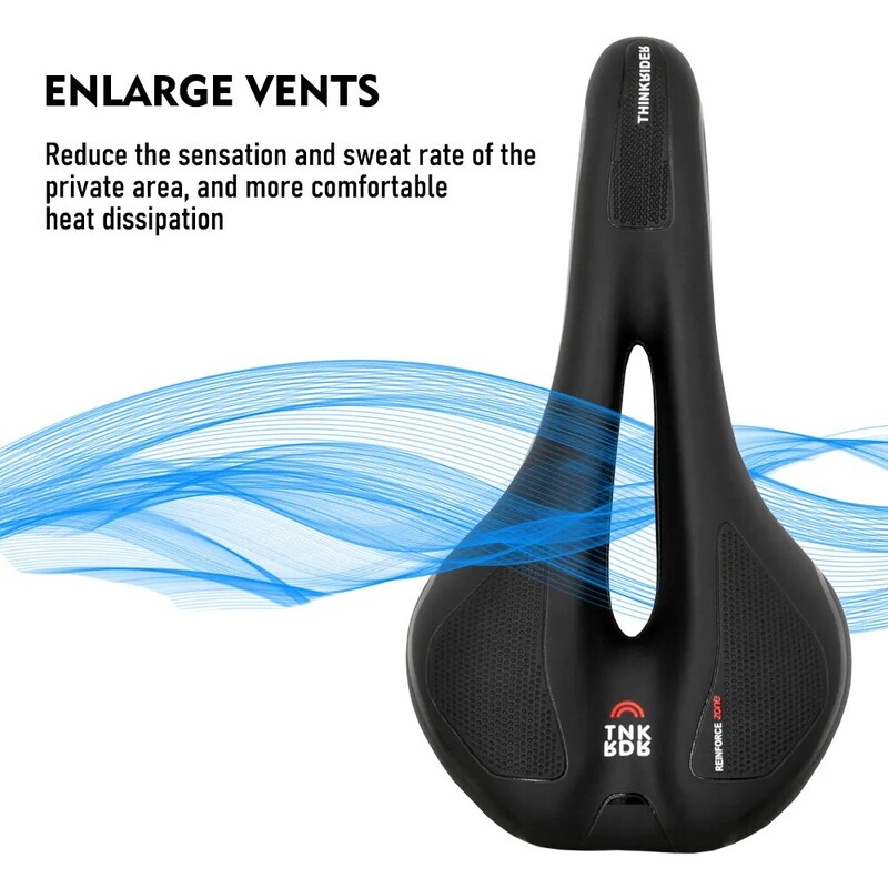ThinkRider dviračio balnelis MTB kalnų plento dviračio sėdynės tuščiaviduris Patogus dviračio pagalvėlės treniruoklio balnas vyrams ir moterims