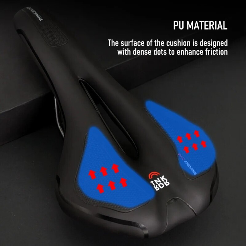 ThinkRider dviračio balnelis MTB kalnų plento dviračio sėdynės tuščiaviduris Patogus dviračio pagalvėlės treniruoklio balnas vyrams ir moterims