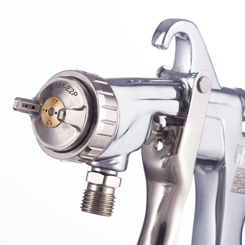 Japoniškos kokybės W-101 dažų purkštuvas W101 134G purškimo pistoletas plastikinis puodelis metalinis indas 0,5 / 0,8 / 1,0 / 1,3 / 1,5 / 1,8 mm