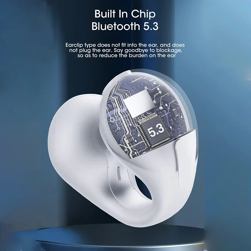 Oro laidumo Bluetooth 5.3 ausinės Sportinės ausinės LED ekranas Belaidės ausinės ausinės pakabinamos ausinės su mikrofonu