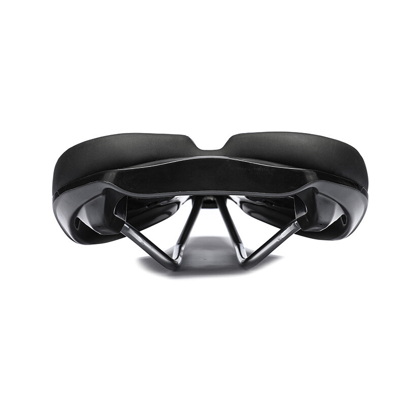 Dviračio balnelis, kvėpuojantis didelis užpakalio pagalvėlė, odinė sėdynė kalnų dviračio amortizacinė tuščiavidurė pagalvėlė