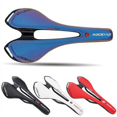 KOCEVLO Carbon Saddle T800 Carbonfiber+Leather Fiber Ultralight Road Bicycle MTB Κάθισμα σέλας ποδηλάτου