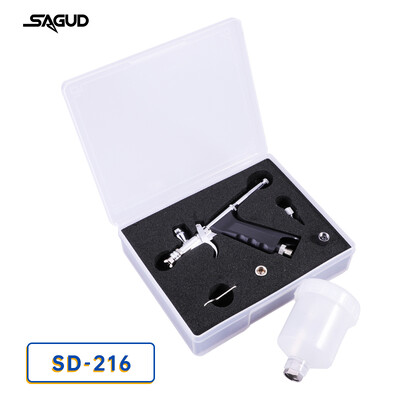 Airbrush 100cc puodelio rinkinys 0,5 mm dvigubo veikimo gravitacinio oro šepetėlio jungties priedai Trijų skylių antgalio dangtelis, skirtas nagų dailėms dažyti automobilius