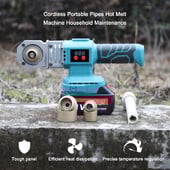 Akumulatorski stroj za zavarivanje PPR cijevi 350-450 ℃ Vodene cijevi s konstantnom temperaturom za taljenje zavarivač Hot Melt stroj za Makita bateriju