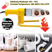 Stroj za zavarivanje plastike od 800 W Stroj za topljenje vodenih cijevi s konstantnom temperaturom za zavarivanje PPR, PB, PE cijevi 20-32 mm