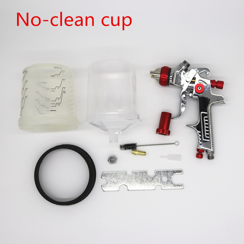 2022 m. naujo stiliaus 1,3 / 1,4 / 1,7 mm antgalis Profesionalus purškimo pistoletas, dažų purškimo pistoletas Air Mini purškimo pistoletas, skirtas automobilių dažymui Aerografo įrankis