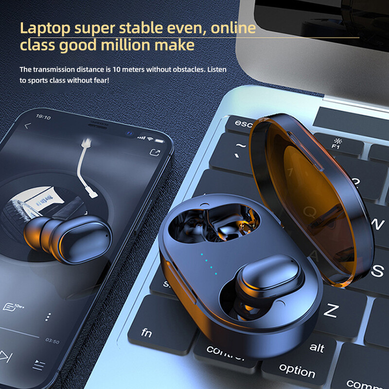 A6S TWS Bluetooth slušalice Bežične slušalice Smanjenje buke HiFi Stereo slušalice Touch Control Slušalice za Xiaomi iPhone