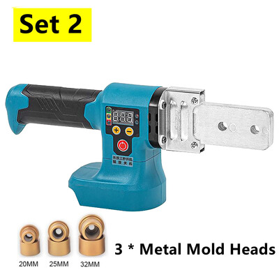 Akumulatorski aparat za zavarivanje vruće taljive cijevi Lemilo za cijevi Zavarivanje plastike PPR/PB/PE alat za grijanje vruće taljive cijevi 20/25/32/40/50 mm