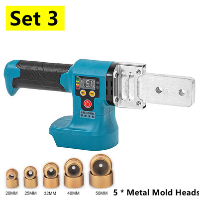 Akumulatorski aparat za zavarivanje vruće taljive cijevi Lemilo za cijevi Zavarivanje plastike PPR/PB/PE alat za grijanje vruće taljive cijevi 20/25/32/40/50 mm