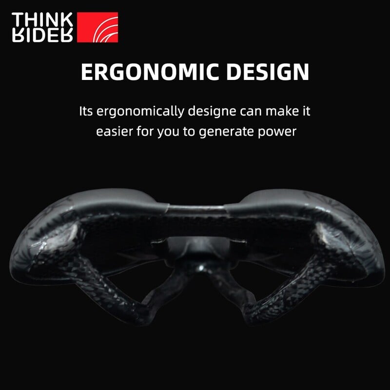 ThinkRider TR03 Full Carbons Fiber Saddle Ultralight 116g High Performance Open Saddle SuperFlow MTB Road Race dviračio balnas