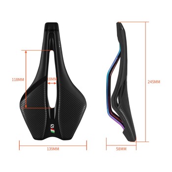 TOSEEK Mtb Bicycle Saddle Bike Seat 7mm Round Rail EVA Material Προϊόντα ποδηλάτου βουνού Αξεσουάρ For MTB Racing