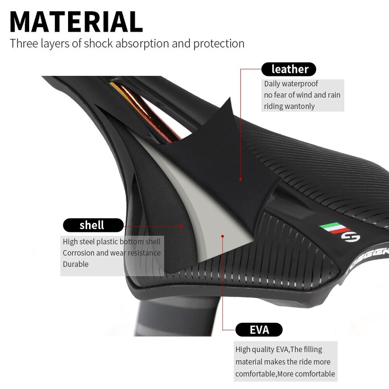 TOSEEK Mtb Jalgratta sadul Rattaiste 7mm Ringsiiniga EVA materjal Maastikujalgratta tooted MTB võidusõidu tarvikud