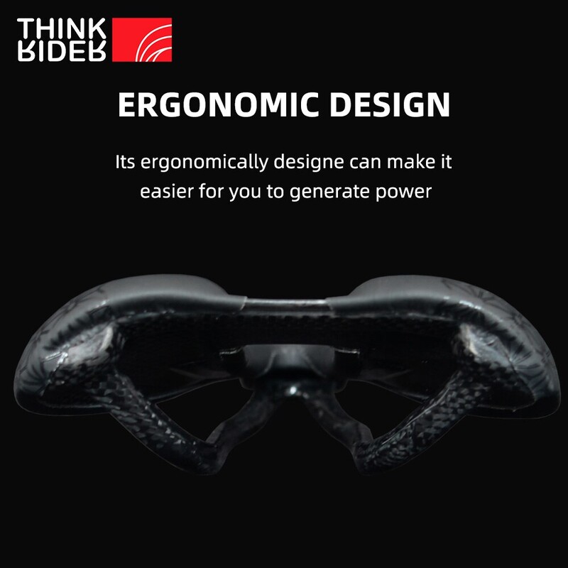 ThinkRider TR03 Full Carbons Fiber Saddle Ultralight 116g High Performance Open Saddle SuperFlow MTB Road Race dviračio balnas
